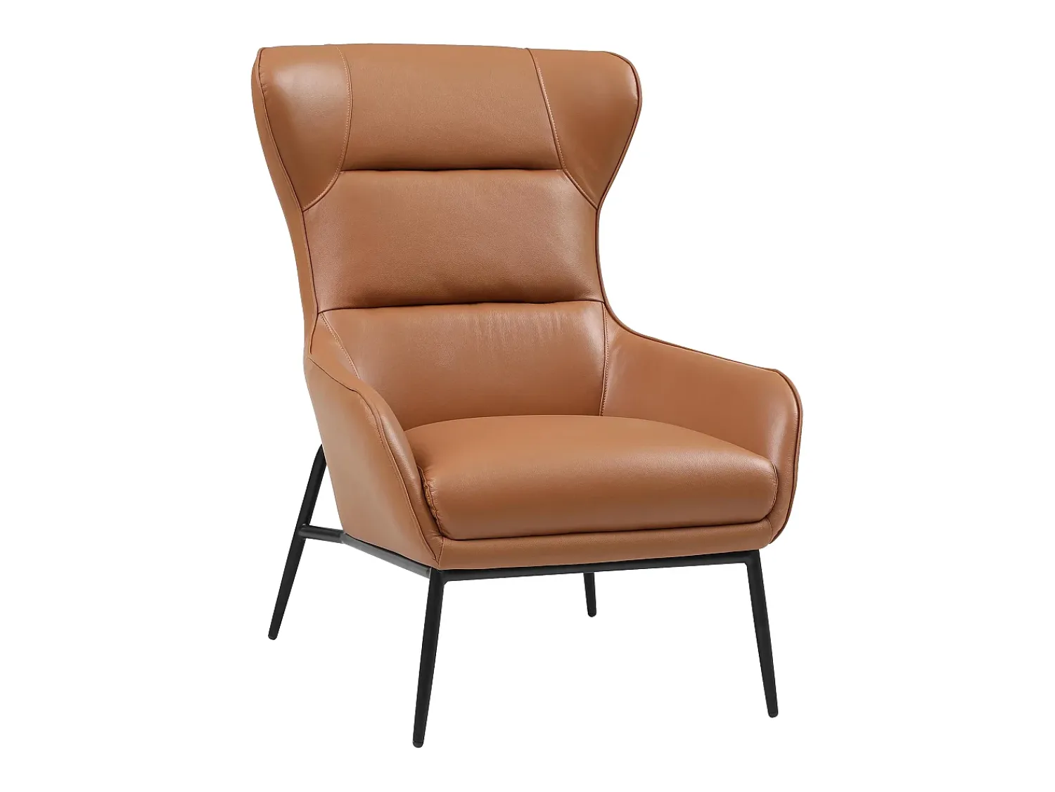 LINEA SOFA Poltrona em pele de búfalo estilo contemporâneo efeito pesponto DINNIA^ Poltrona