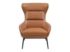 LINEA SOFA Poltrona em pele de búfalo estilo contemporâneo efeito pesponto DINNIA^ Poltrona