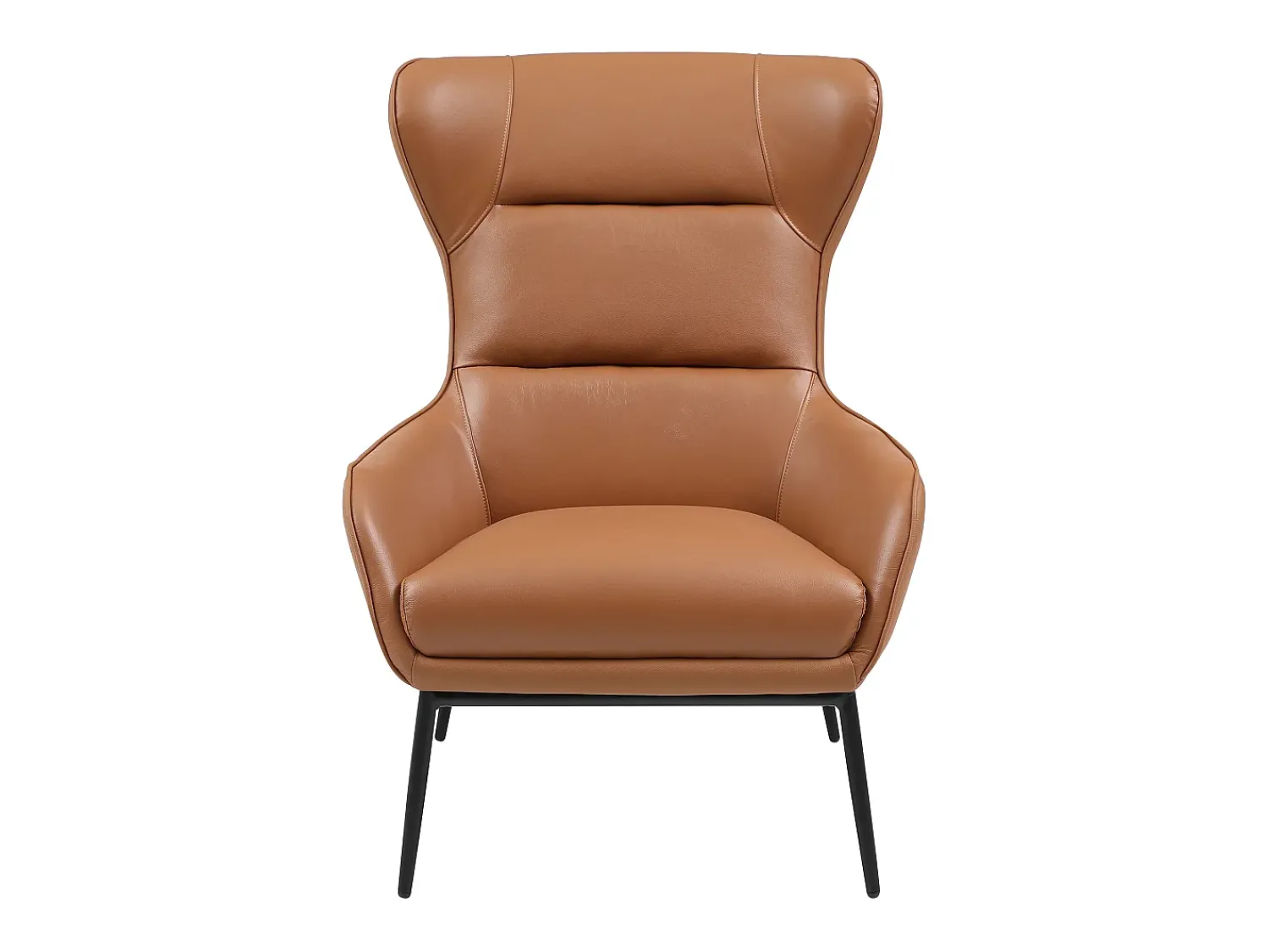 LINEA SOFA Poltrona em pele de búfalo estilo contemporâneo efeito pesponto DINNIA^ Poltrona
