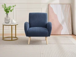 Vente-unique Poltrona em tecido estilo contemporâneo MAZARONE^ Poltrona