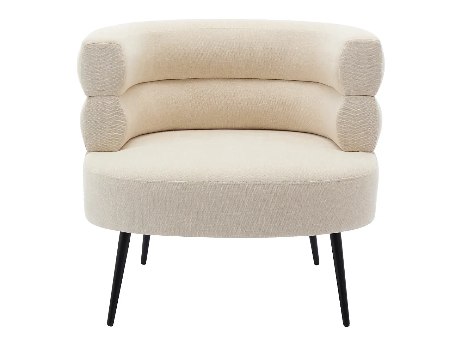 Vente-unique Poltrona em tecido com base em metal estilo design CAMEDO^ Poltrona