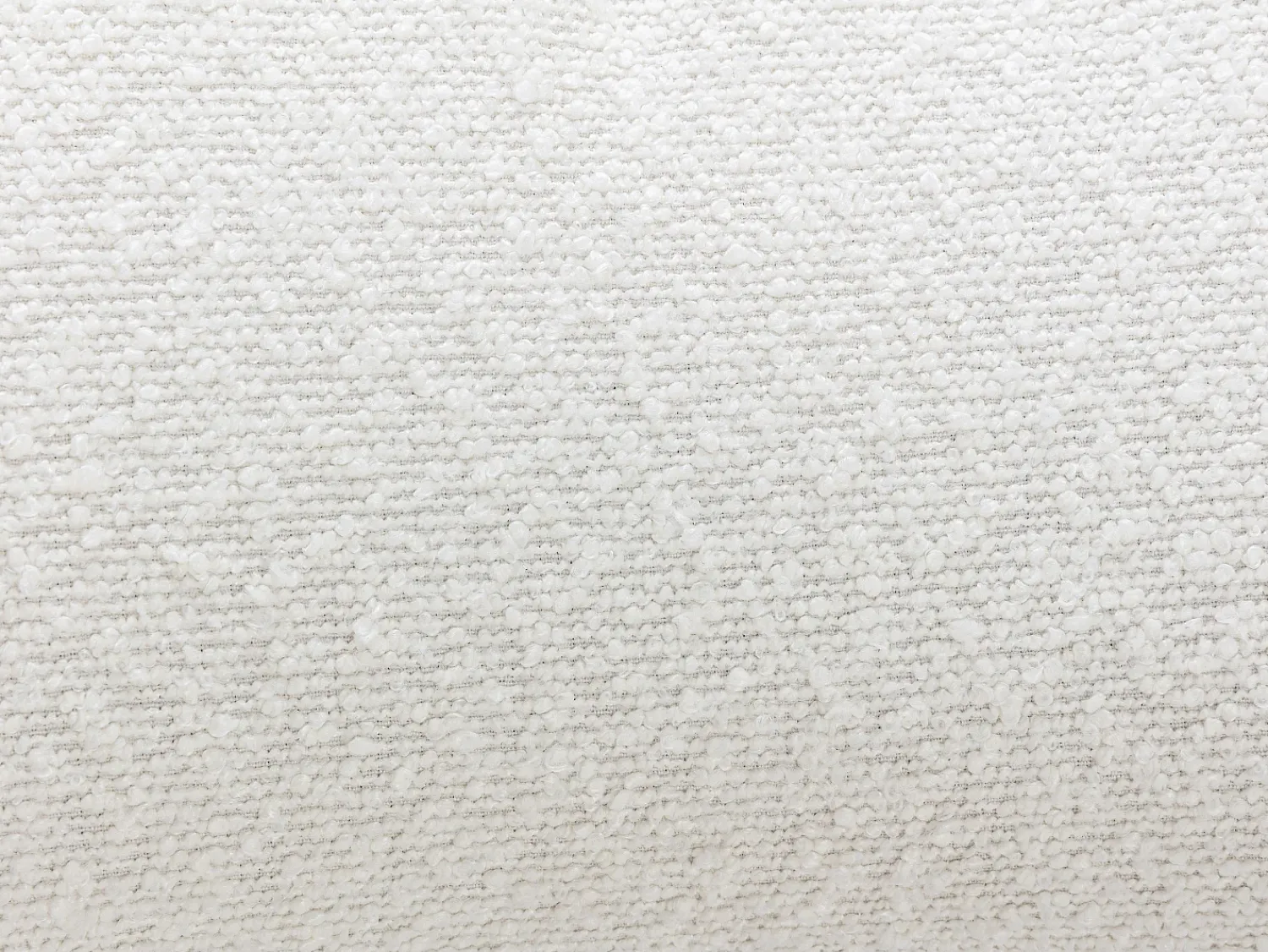 Online Vente-unique Poltrona em tecido bouclé de cor branca - FONTANOVA Branco