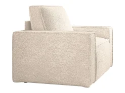 Poltrona*Vente-unique Poltrona em tecido bouclé estilo design - AMELIA Bege
