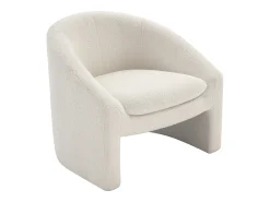 Vente-unique Poltrona em tecido bouclé estilo design OSSANA^ Poltrona