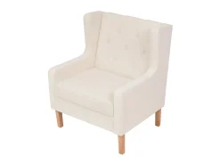 Poltrona| Poltrona em tecido nata PT180110 Branco