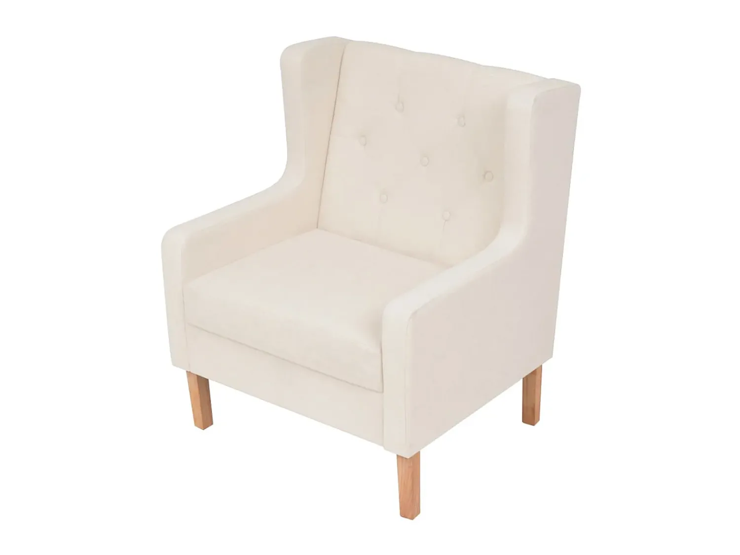 Poltrona| Poltrona em tecido nata PT180110 Branco