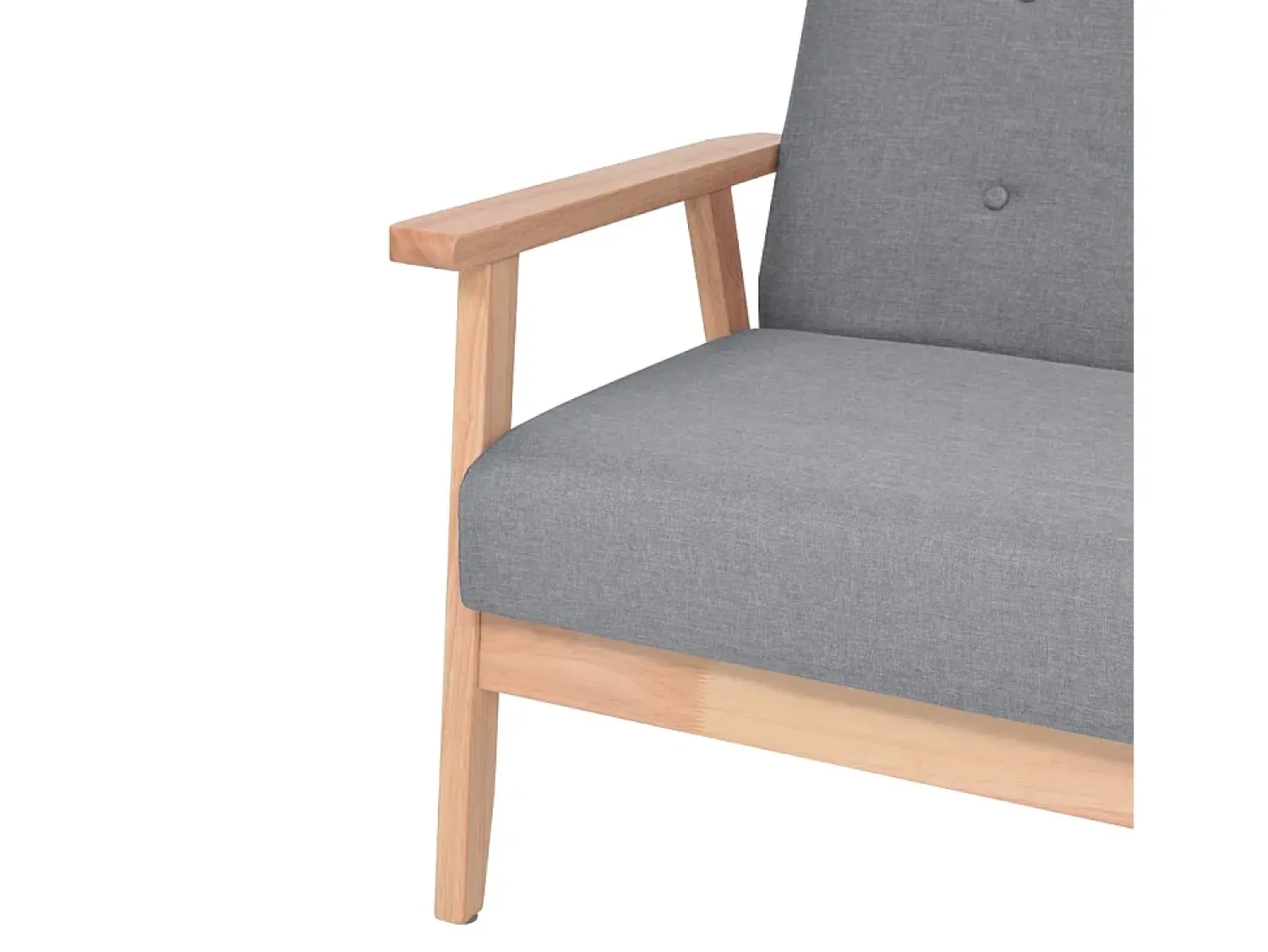 Poltrona* Poltrona em tecido -claro PT985498 Cinzento