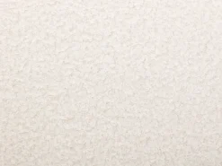 Poltrona|Vente-unique Poltrona em tecido com acabamento bouclé cor branca CAMEDO Branco