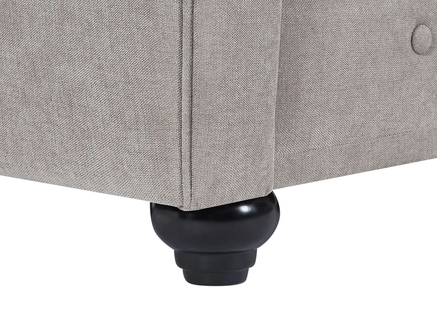 Online Vente-unique Poltrona em tecido cor cinza forma mítica CHESTERFIELD Cinzento