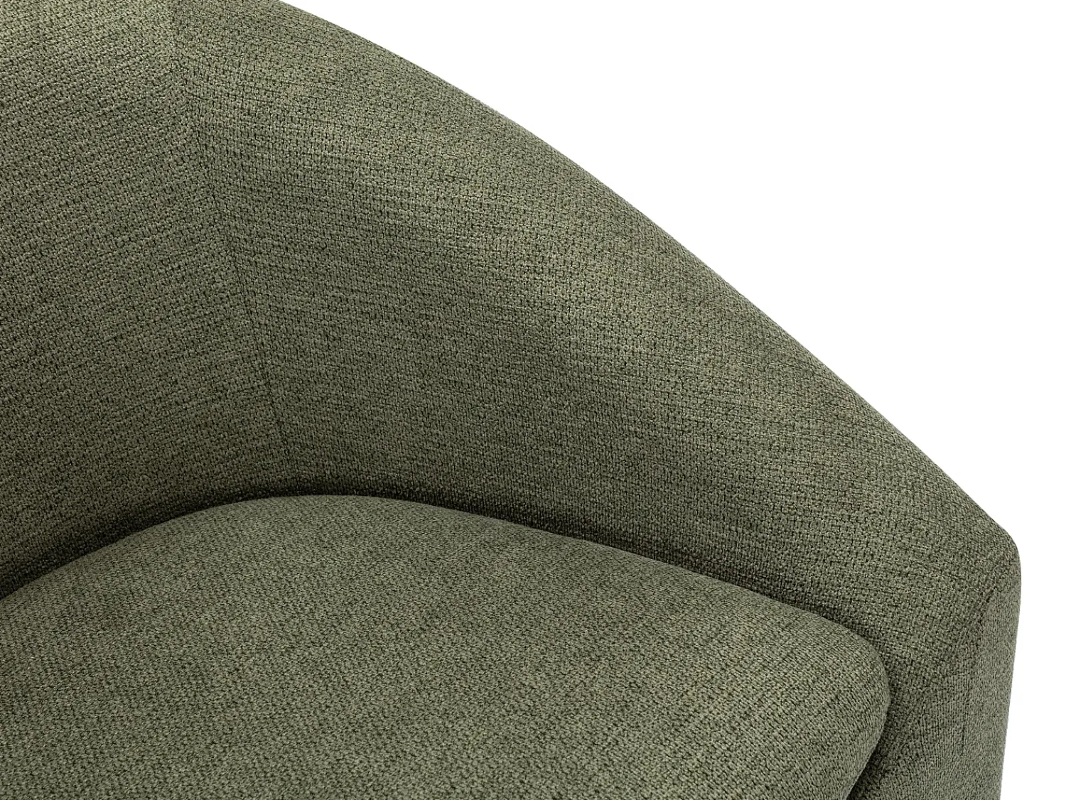 Poltrona|Vente-unique Poltrona em tecido cor estilo design OSSANA Verde