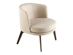 Best Angel Cerda Poltrona em tecido creme 5108 Branco