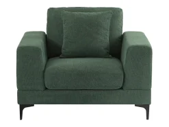 Poltrona*Vente-unique Poltrona em tecido texturizado de cor - JAMOLO Verde