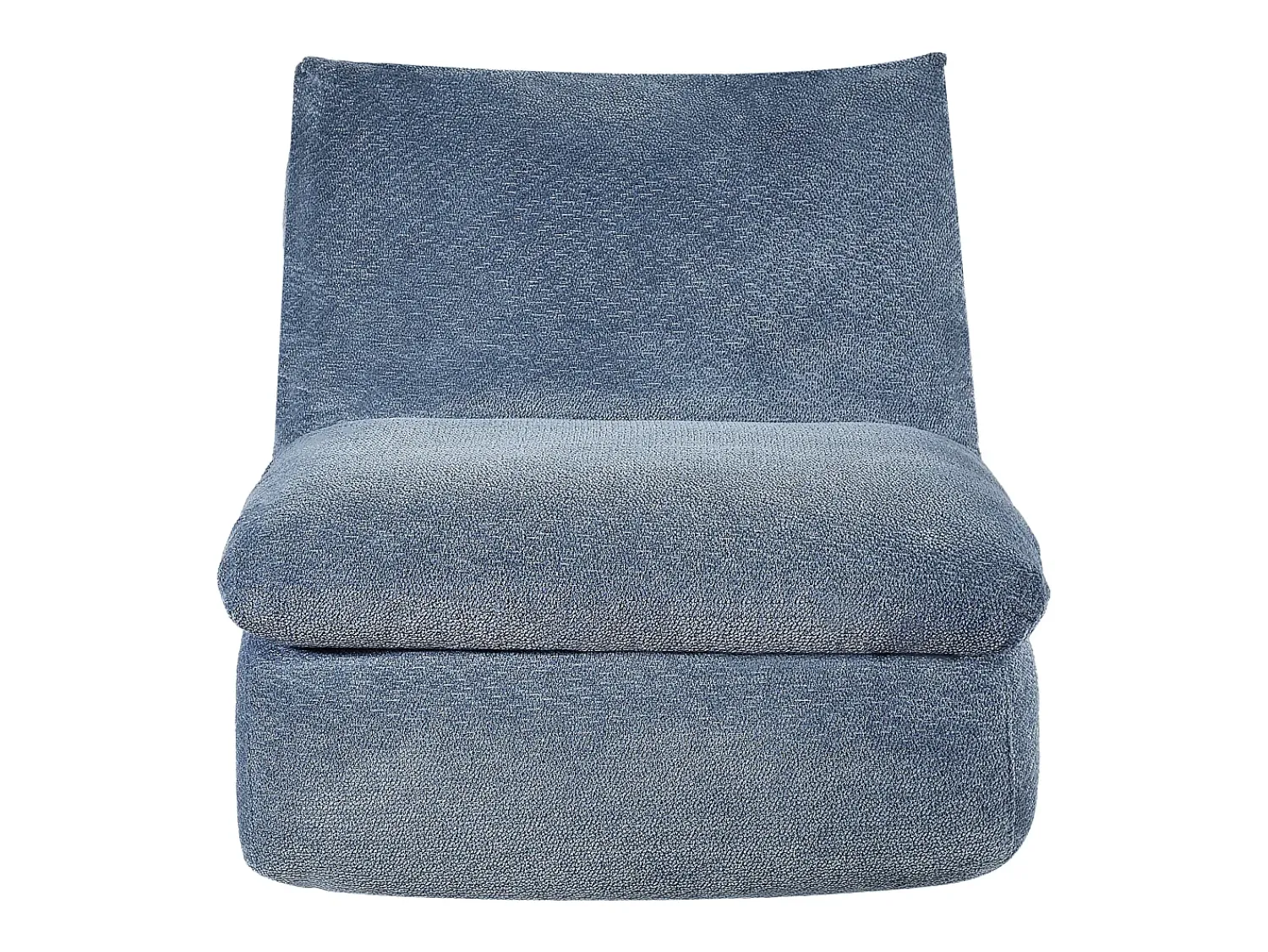 Poltrona|Vente-unique Poltrona em tecido texturizado moderno cor LOLEVA Azul