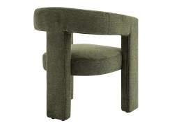 Poltrona|Vente-unique Poltrona em tecido texturizado estilo design FAVINA Verde