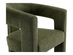Poltrona|Vente-unique Poltrona em tecido texturizado estilo design FAVINA Verde