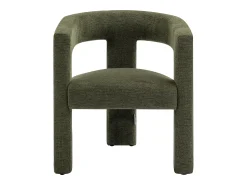 Poltrona|Vente-unique Poltrona em tecido texturizado estilo design FAVINA Verde