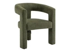Poltrona|Vente-unique Poltrona em tecido texturizado estilo design FAVINA Verde