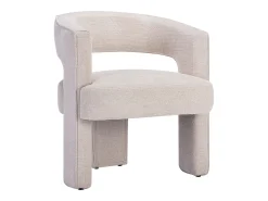 Poltrona*Vente-unique Poltrona em tecido texturizado cor - FONTANOVA Bege