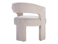 Poltrona*Vente-unique Poltrona em tecido texturizado cor - FONTANOVA Bege