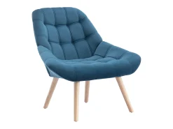 Poltrona|Vente-unique Poltrona em veludo azul-esverdeado estilo escandinavo LUOSTO Azul esverdeado