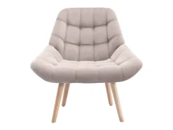 Vente-unique Poltrona em veludo estilo escandinavo acolchoado LUOSTO^ Poltrona