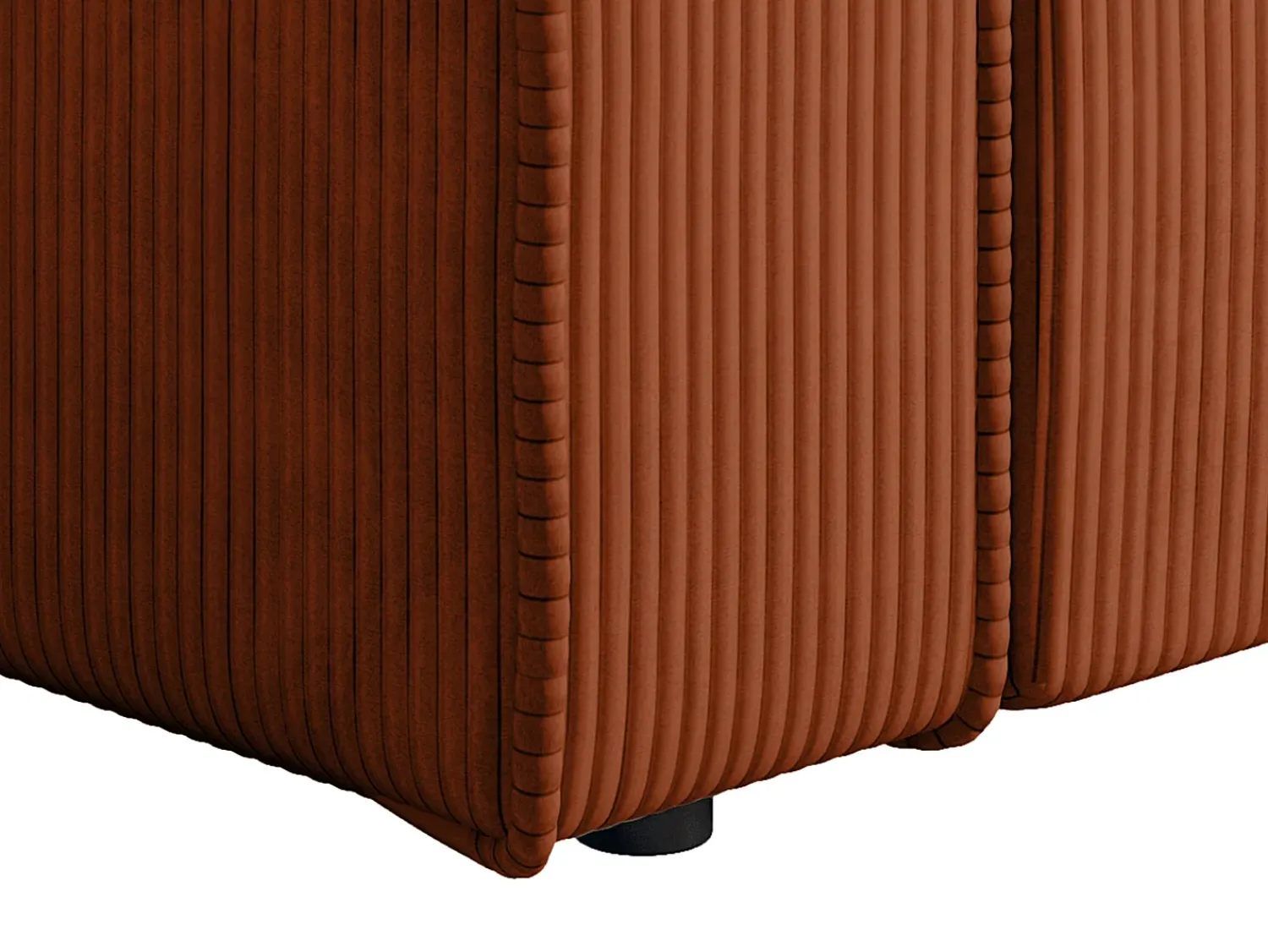 Vente-unique Poltrona em veludo canelado de estilo design AMELIA^ Poltrona