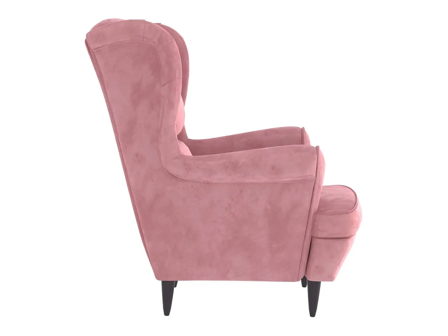 Poltrona| Poltrona em veludo cor-de- PT778781 Rosa
