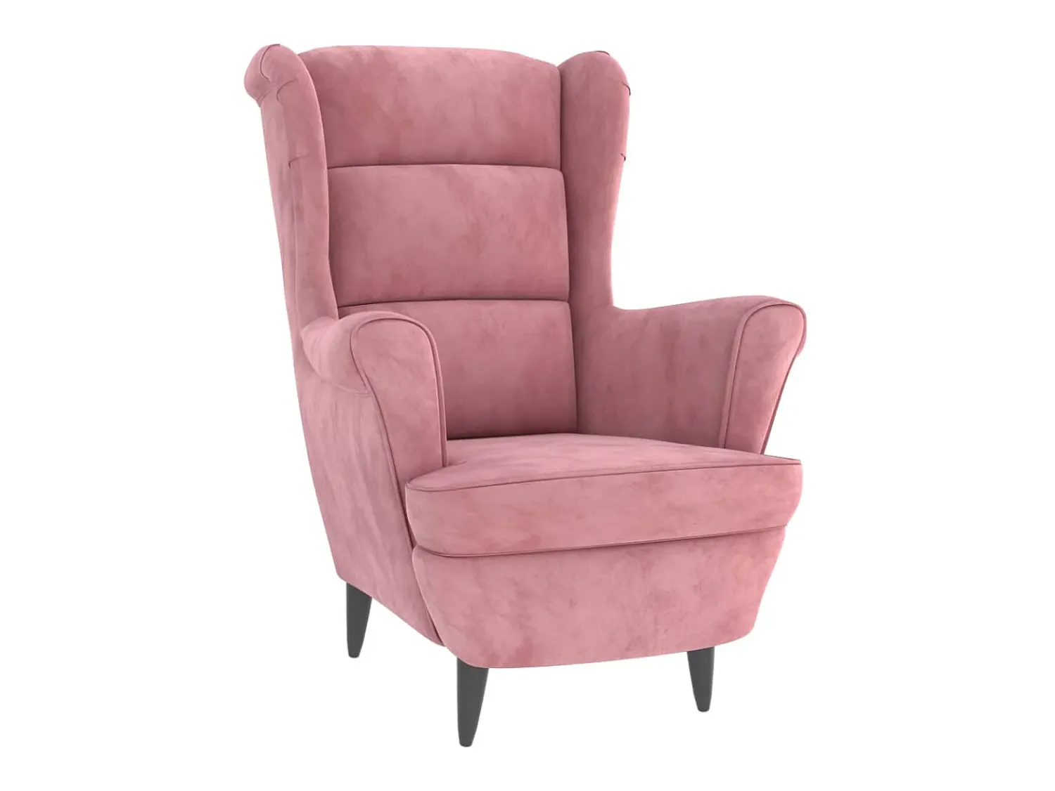 Poltrona| Poltrona em veludo cor-de- PT778781 Rosa