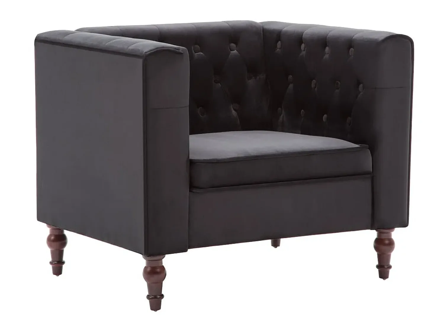 Poltrona| Poltrona em veludo PT175381 Preto