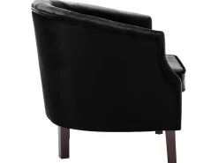 Poltrona* Poltrona em veludo PT109962 Preto