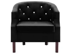 Poltrona* Poltrona em veludo PT109962 Preto