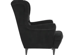 Discount Poltrona em veludo PT290735 Preto