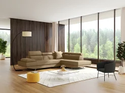 Vente-unique Poltrona em veludo acolchoado estilo cabriolet - FAKART^ Poltrona