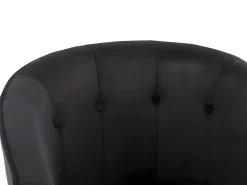 Vente-unique Poltrona em veludo acolchoado estilo cabriolet - FAKART^ Poltrona