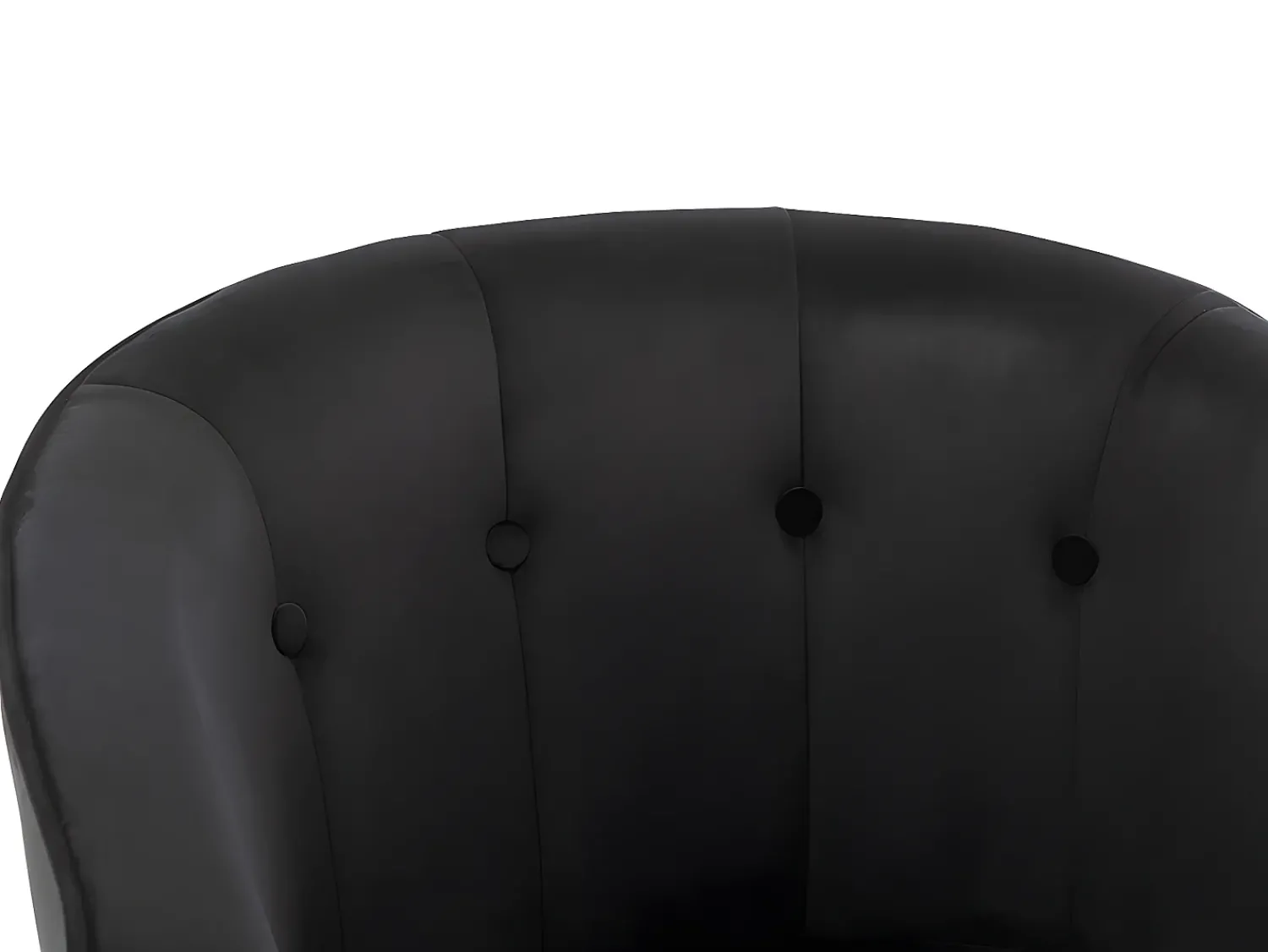 Vente-unique Poltrona em veludo acolchoado estilo cabriolet - FAKART^ Poltrona