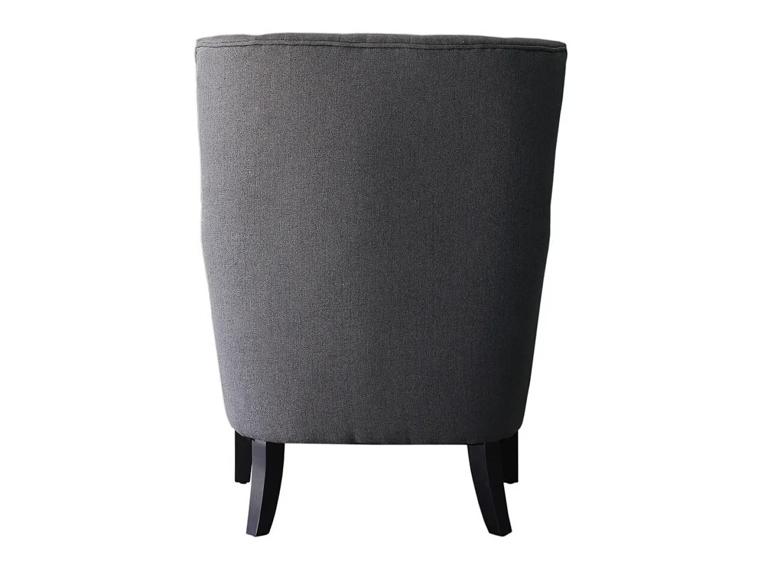 Hot Habitat et jardin Poltrona Escandinava Tecido "Duchesse" - 76 x 83 x 100,5 cm - Cinza Cinzento