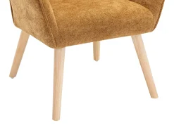 Poltrona*Vente-unique Poltrona fixa tecido , estilo escandinavo - OSIMO Camel