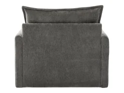 Poltrona|Hauss Spole Poltrona giratória com bolso lateral - Tecido chenille - Cinza Cinzento
