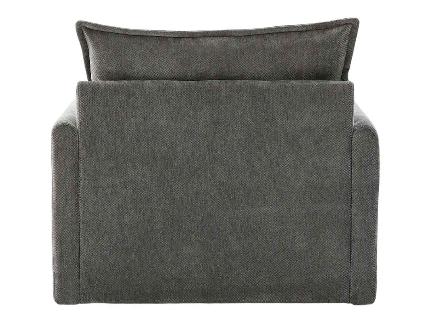 Poltrona|Hauss Spole Poltrona giratória com bolso lateral - Tecido chenille - Cinza Cinzento