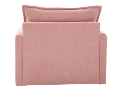 Online Hauss Spole Poltrona giratória com bolso lateral - Tecido chenille - Rosa