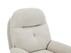Poltrona*Vente-unique Poltrona giratória em tecido texturizado cor - ILMACA Bege