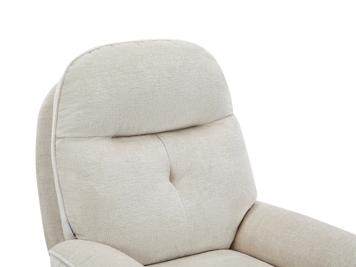 Poltrona*Vente-unique Poltrona giratória em tecido texturizado cor - ILMACA Bege