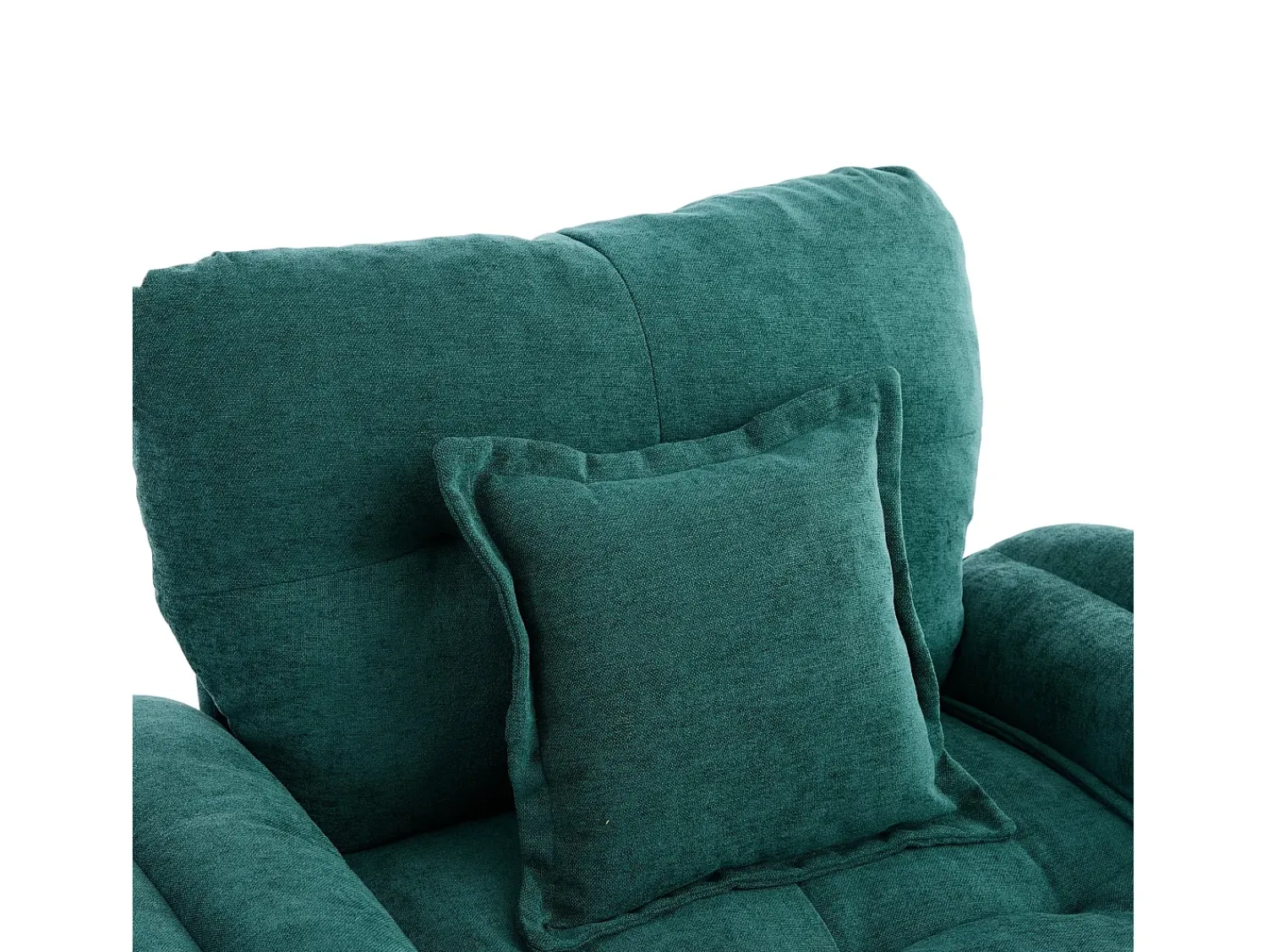 Hauss Spole Poltrona giratória em tecido chenille com almofada - Ideal para sala de estar, quarto e escritório.^ Poltrona