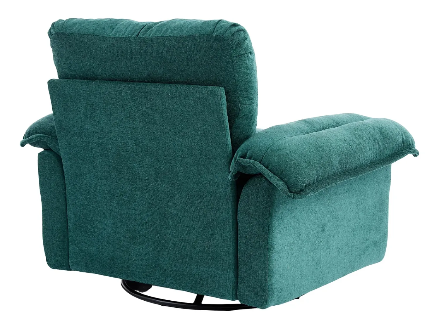 Hauss Spole Poltrona giratória em tecido chenille com almofada - Ideal para sala de estar, quarto e escritório.^ Poltrona