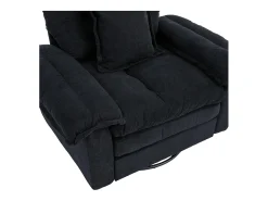 Hauss Spole Poltrona giratória em tecido chenille com almofada - Ideal para sala de estar, quarto e escritório.^ Poltrona