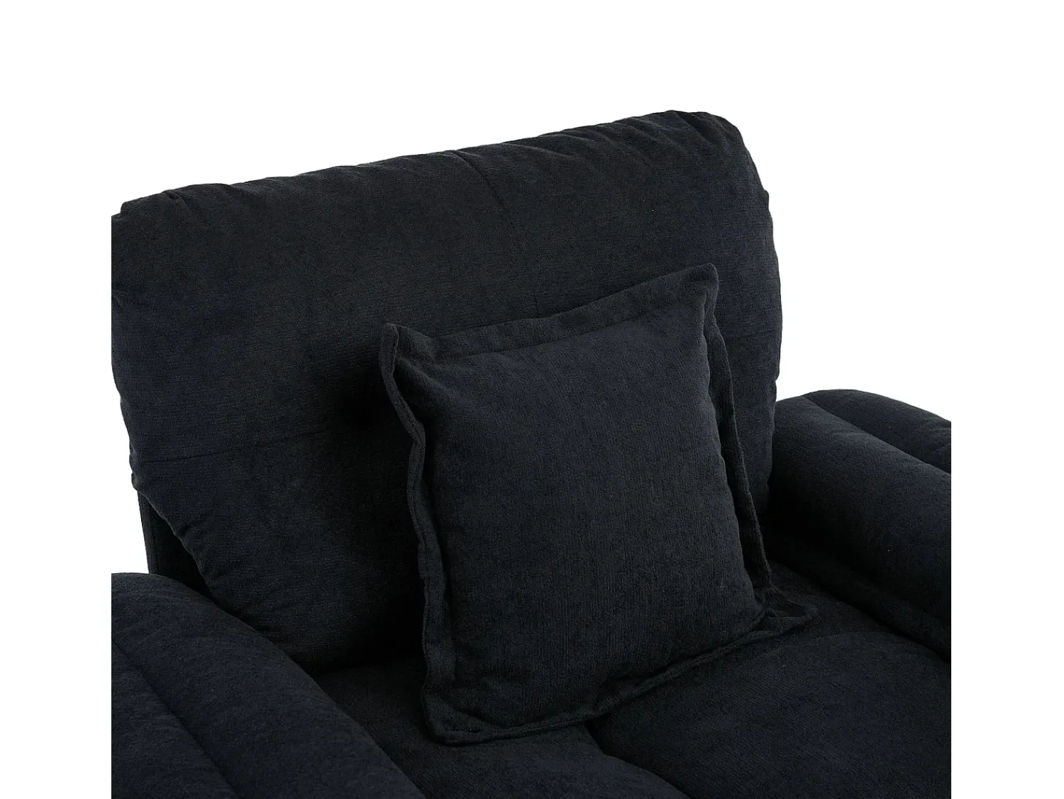 Hauss Spole Poltrona giratória em tecido chenille com almofada - Ideal para sala de estar, quarto e escritório.^ Poltrona