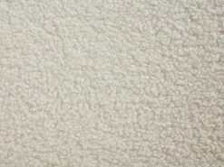 Clearance Vente-unique Poltrona giratória em tecido bouclé NETALIO Branco