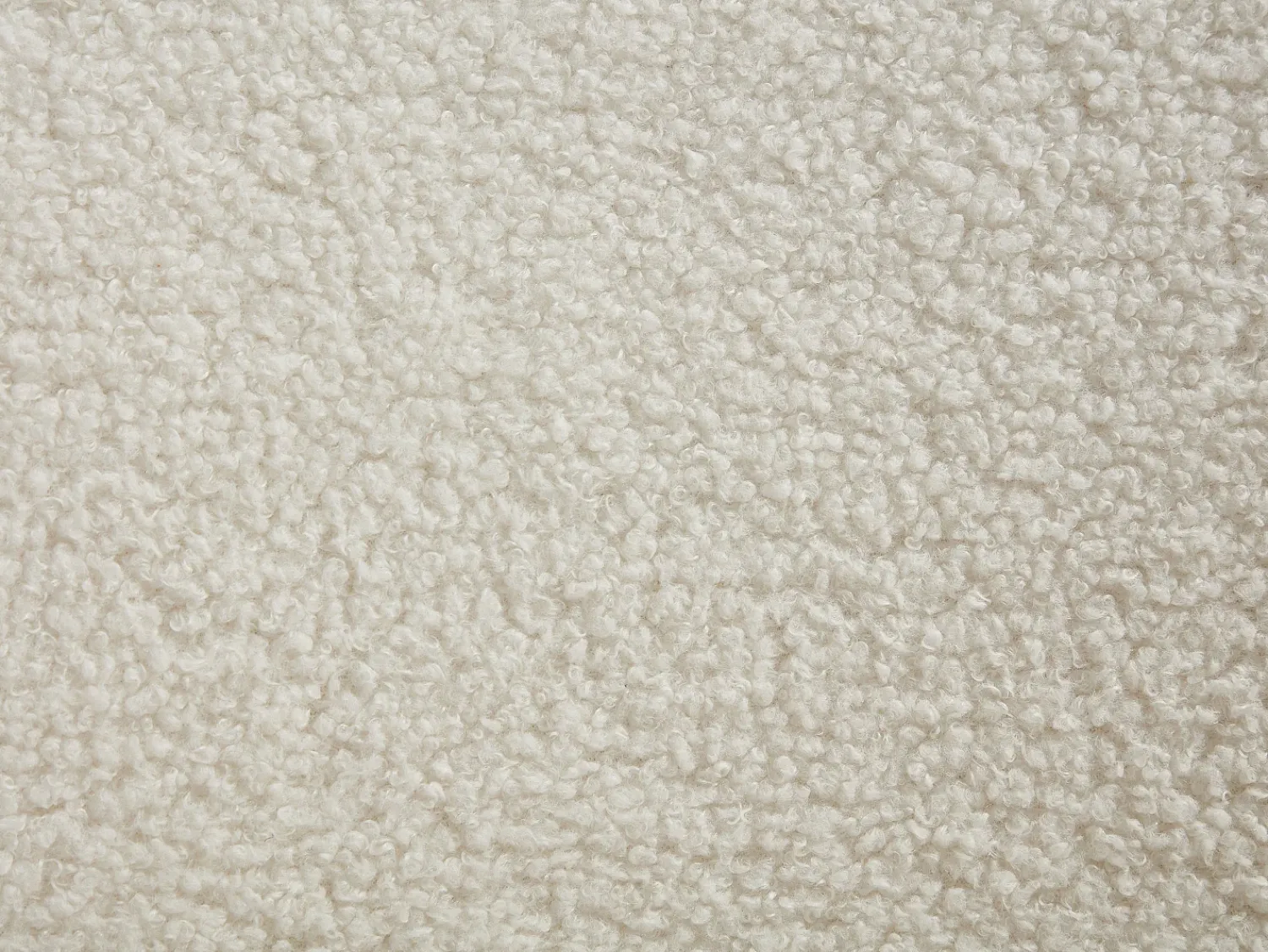 Clearance Vente-unique Poltrona giratória em tecido bouclé NETALIO Branco