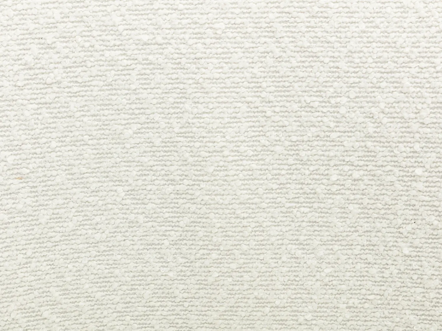 Poltrona*Vente-unique Poltrona giratória em tecido bouclé cor branca VEREIDE Branco