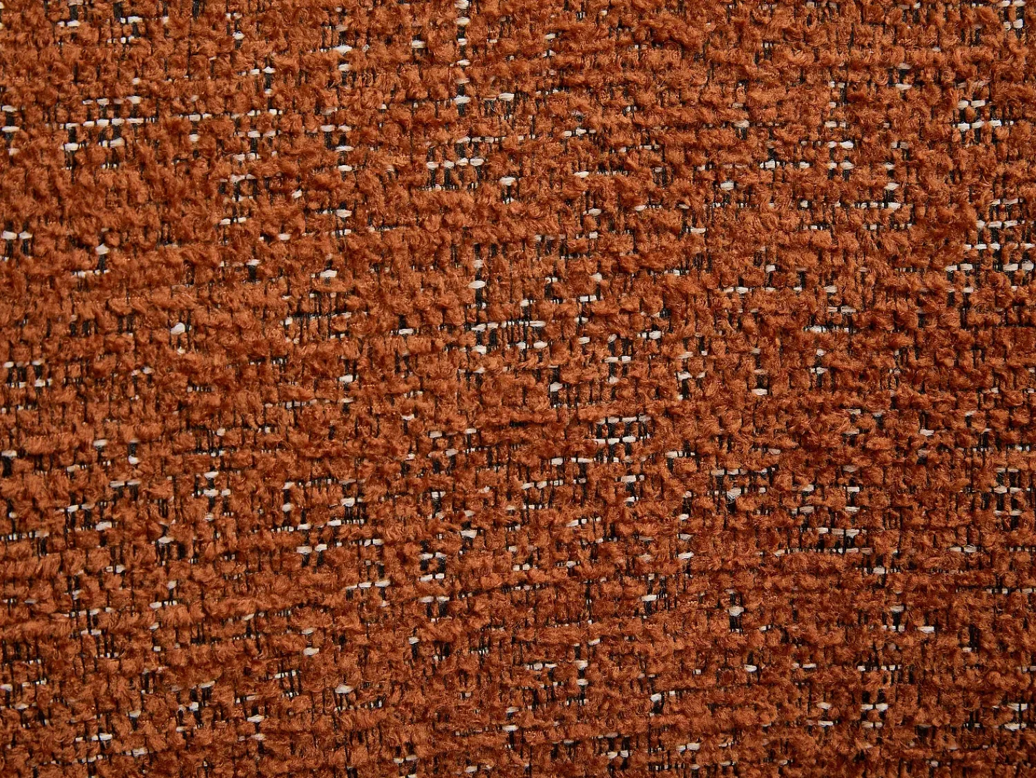 Poltrona|Vente-unique Poltrona giratória em tecido chenille FEDOTE Terracota